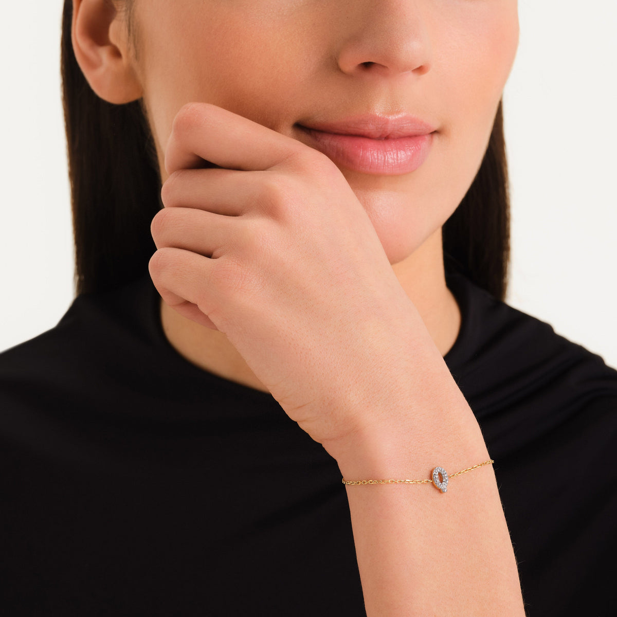 Kristall buchstabe Q Armband leftcolumn