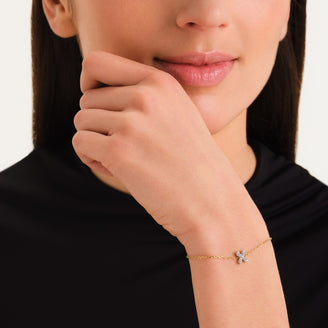 Kristall buchstabe X Armband leftcolumn