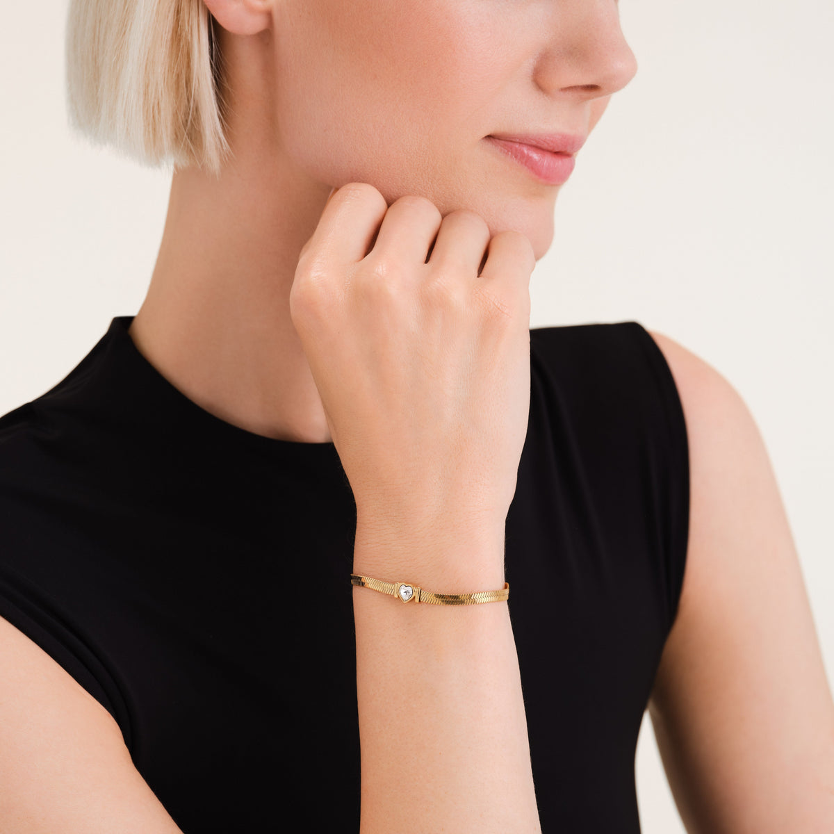 Snake Herz Armband JBSWG-J1010,leftcolumn