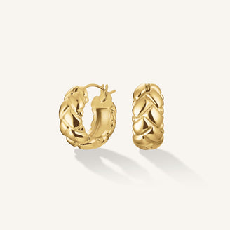 Mini Geflochtene Creolen leftcolumn