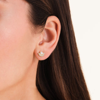 Perlen-Halo-Ohrstecker leftcolumn