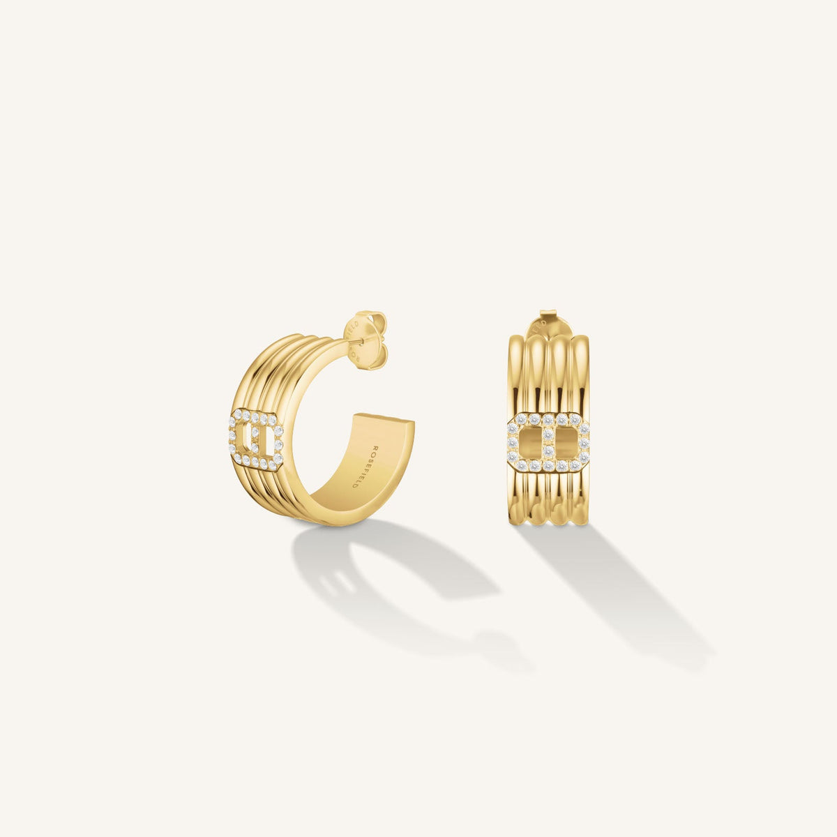 Feine Octagon Creolen leftcolumn,