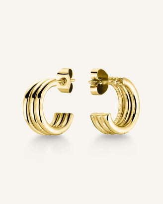 Triple Hoop Earrings leftcolumn