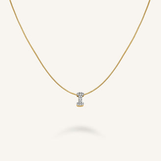 Kristall buchstabe I Halskette leftcolumn