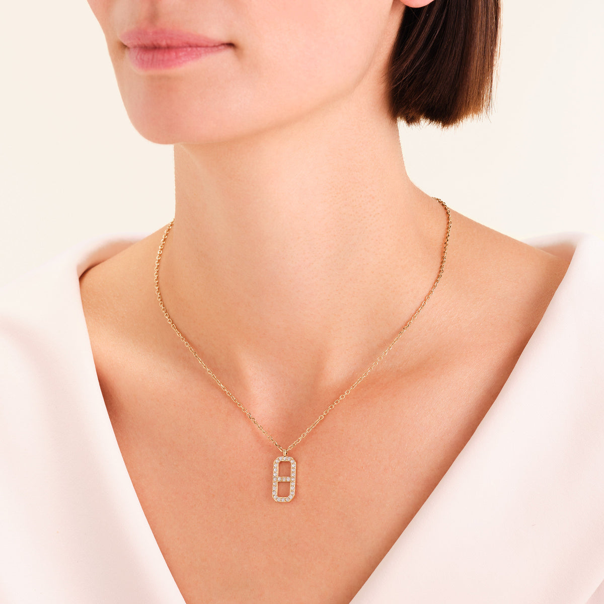 Feiner Octagon Anhänger leftcolumn,