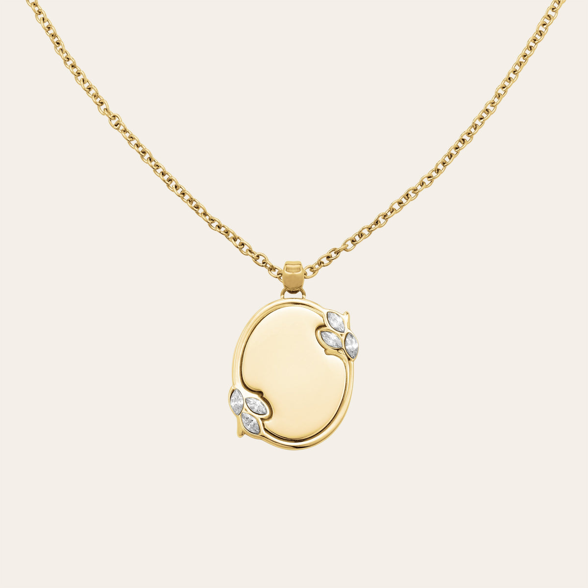 Vintage Oval Halskette JNVOG-J1150, leftcolumn