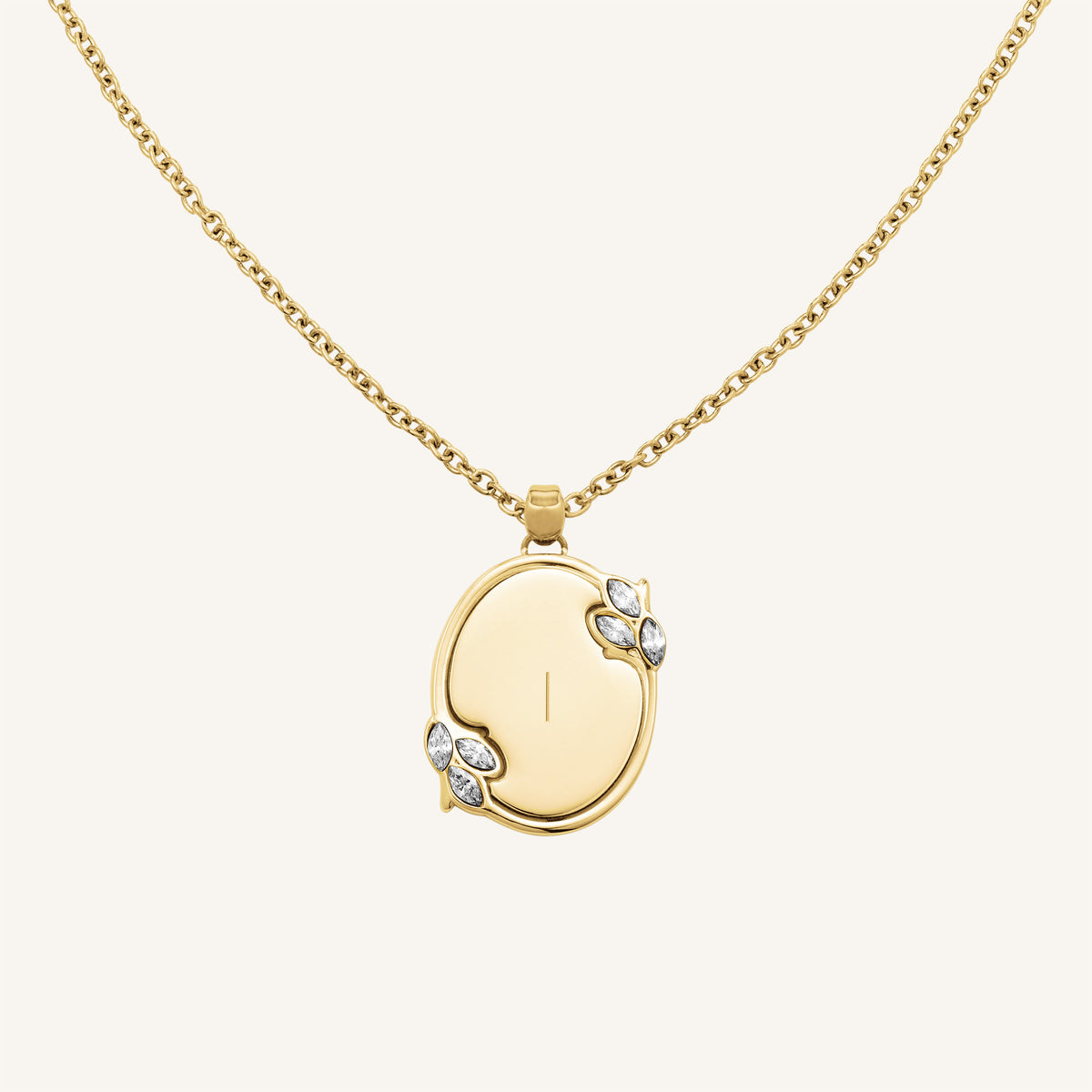 Vintage Oval Halskette JNVOG-J1150, leftcolumn