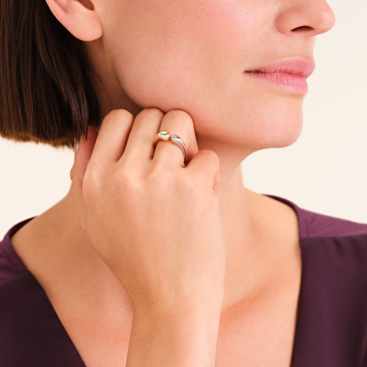 Zweifarbiger Ring leftcolumn,