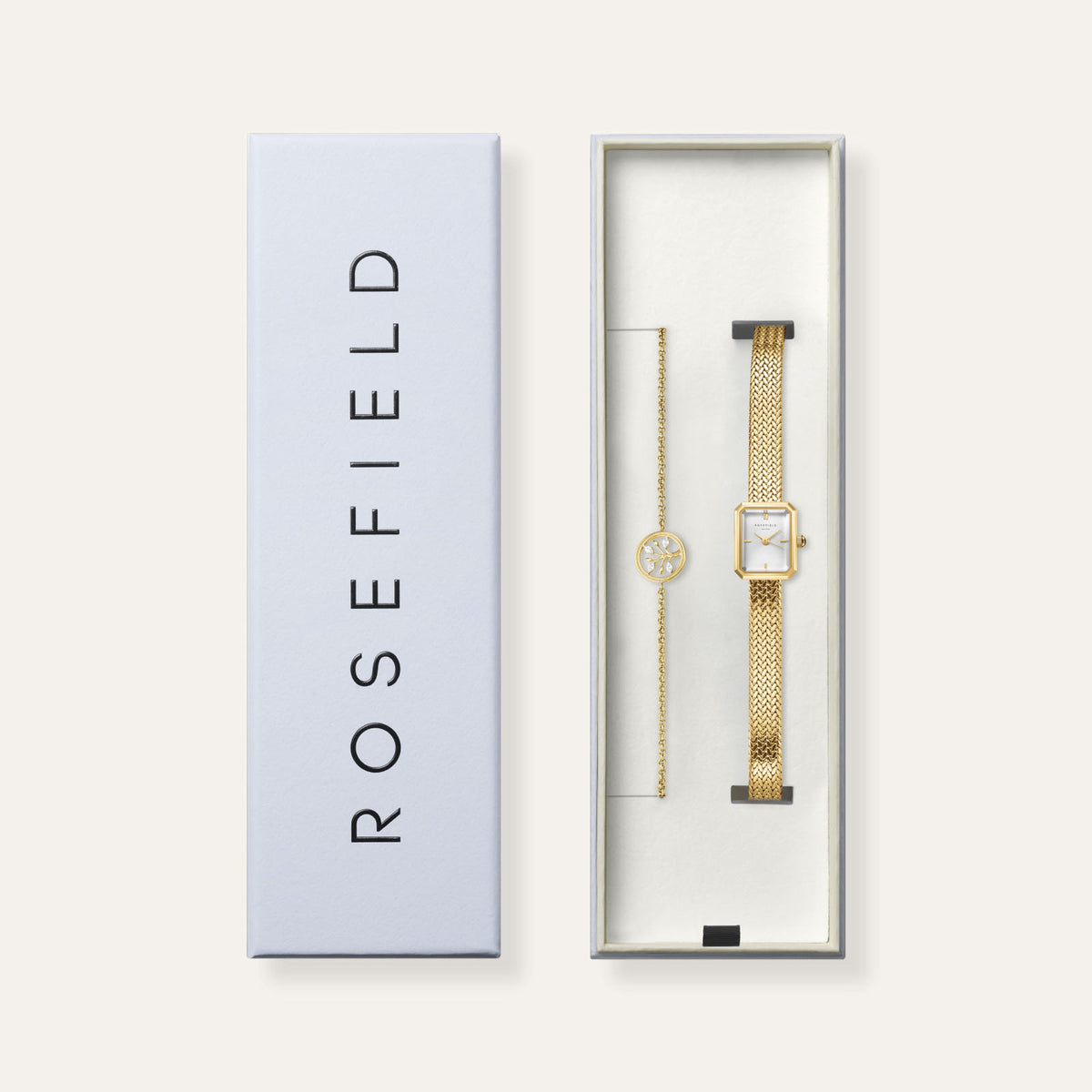 Mini Octagon Gold + Lebensbaum-Armband leftcolumn