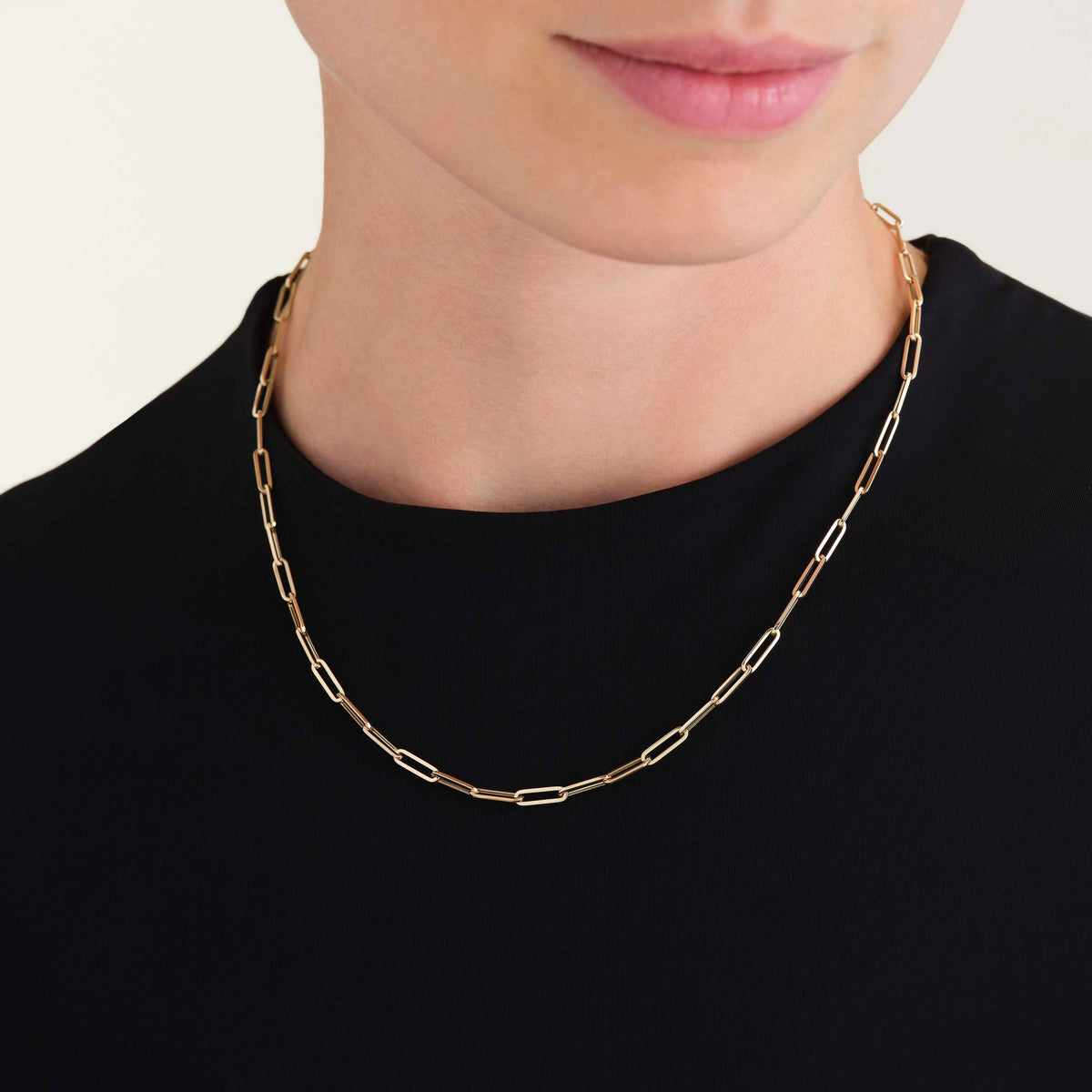 Paperclip Chain Halskette leftcolumn