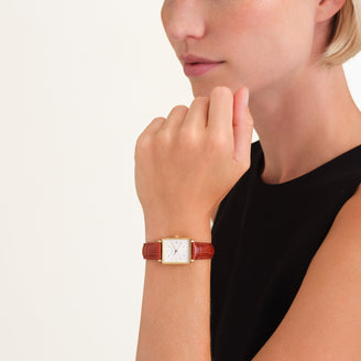 Boxy XS Braunes Leder leftcolumn