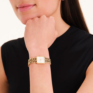 Studio Double Chain Gold leftcolumn