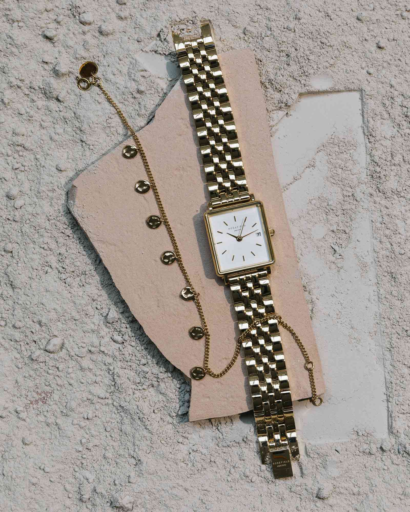 Boxy Xs Rosefield Uhr Viereckig Rosefield Uhr Gold Eckig Rose Gold