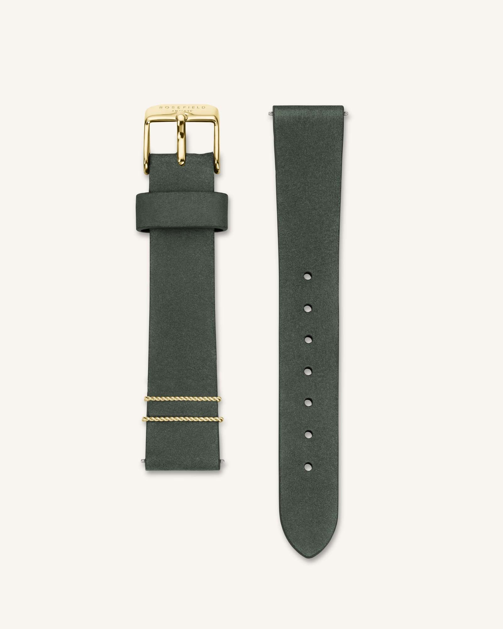 ROSEFIELD Damenuhr West Village Olivgrün Gold Leder WFGG-W85 ROSEFIELD Damenuhr West Village Olivgrün Gold Leder WFGG-W85