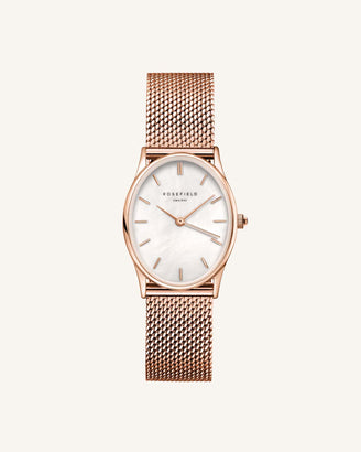Oval Pearl Rose Gold